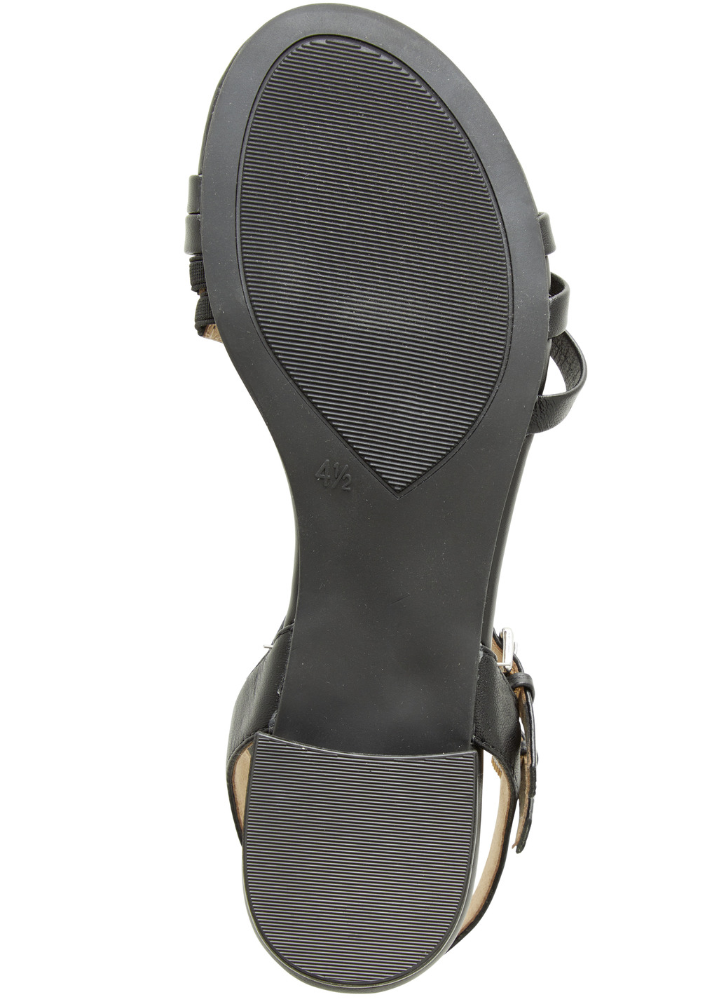 Caprice Sandalette aus teilweise metallisiertem Nappaleder
