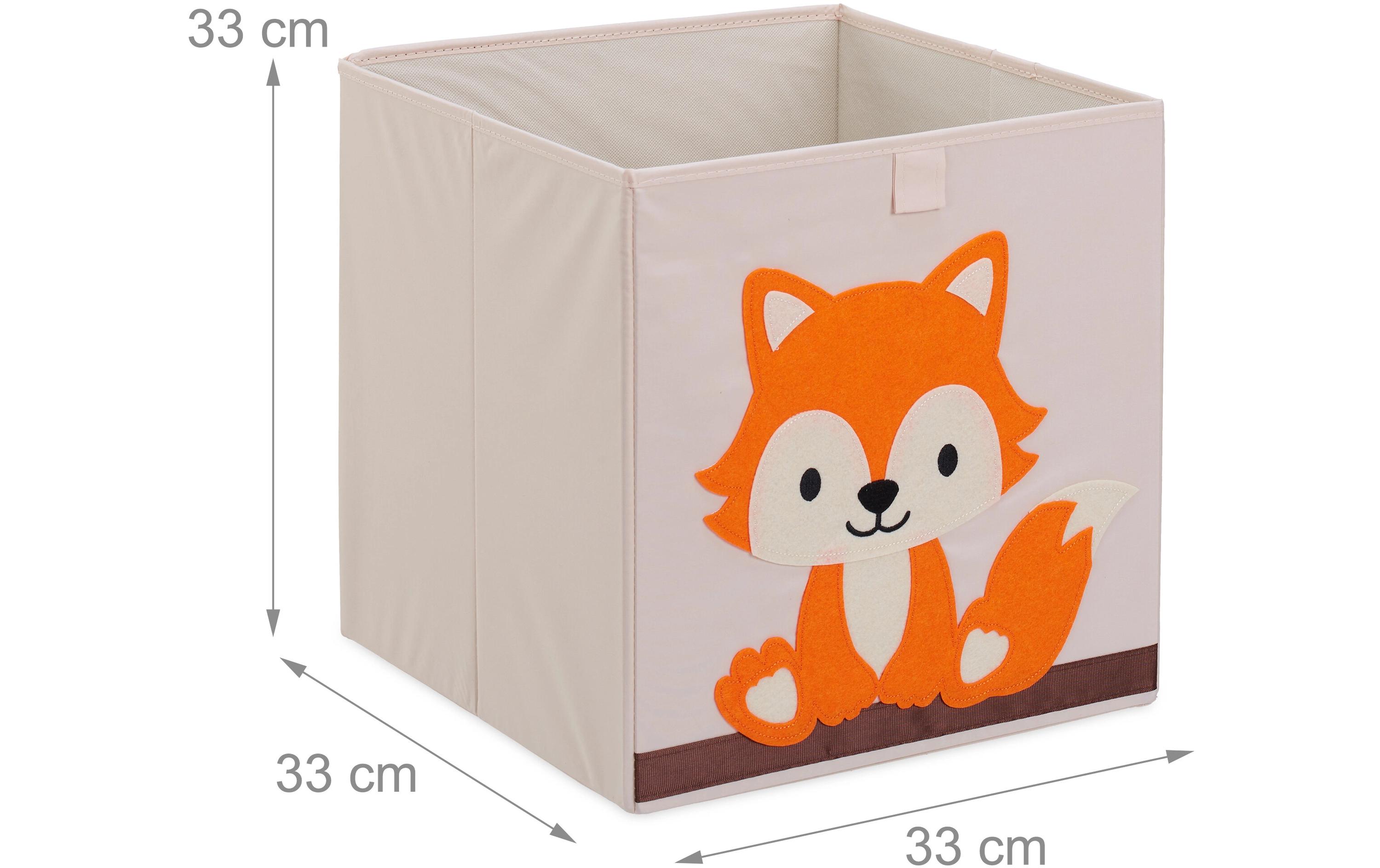 Spielzeugbox FuchsFaltbare Aufbewahrungsbox für das Kinderzimmer