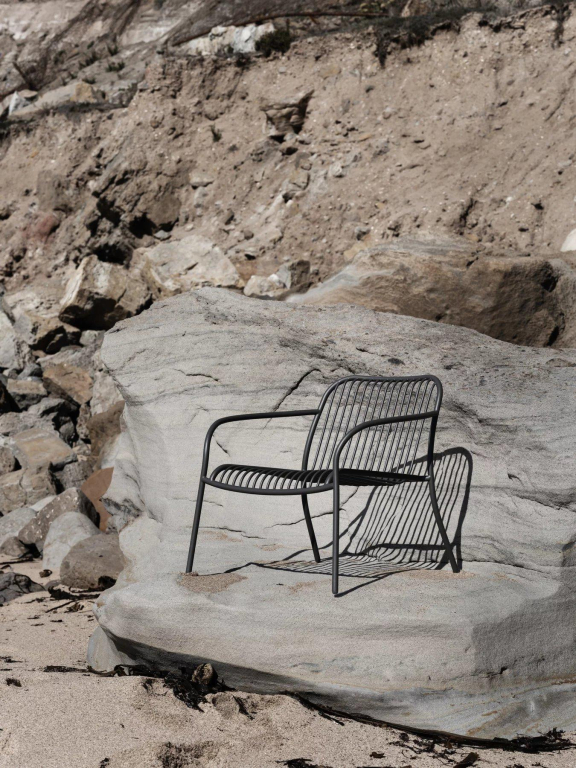 Blomus Yua Wire fauteuil Outdoor Silk Grey