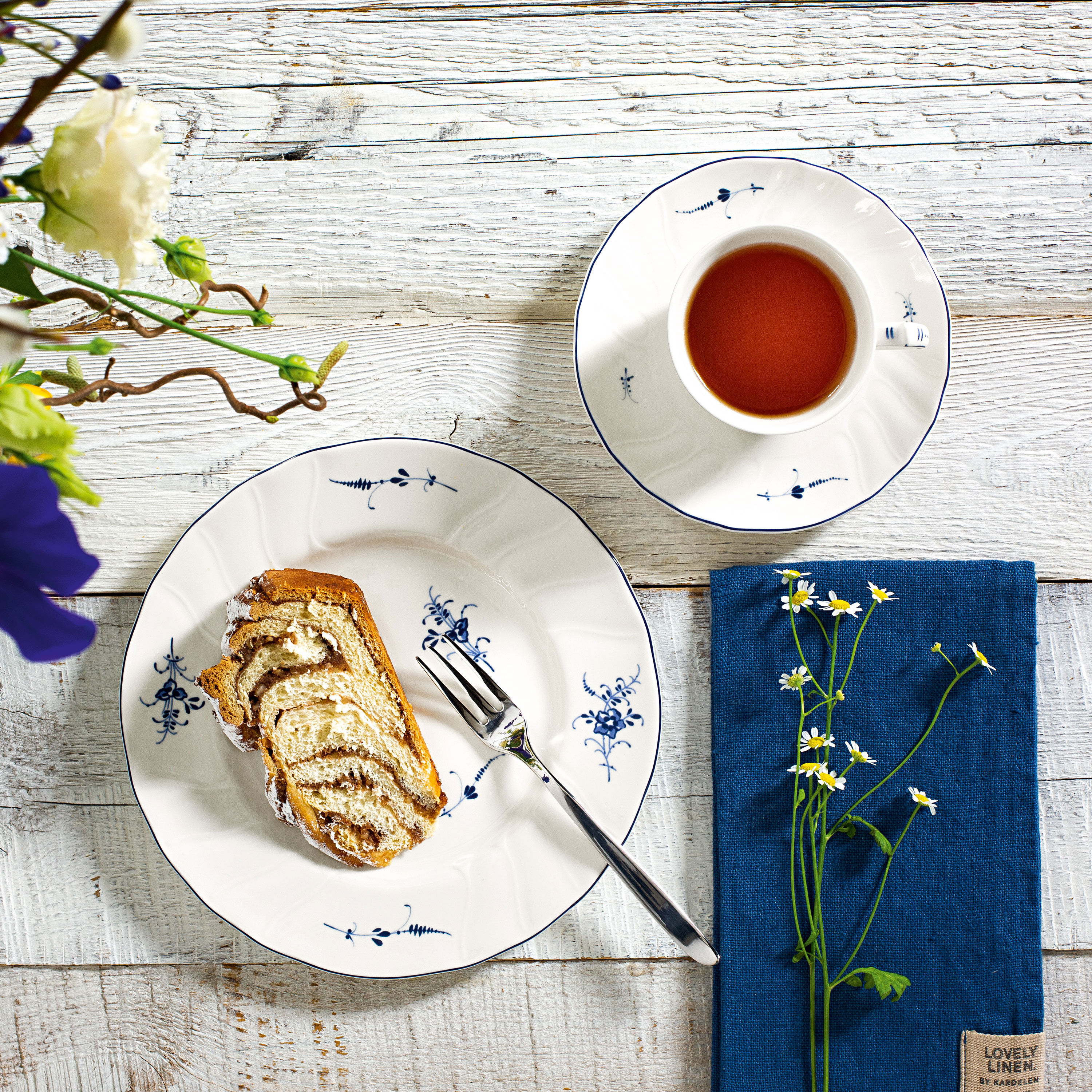 Vieux Luxembourg Dinnerware set White, Premium Porcelain