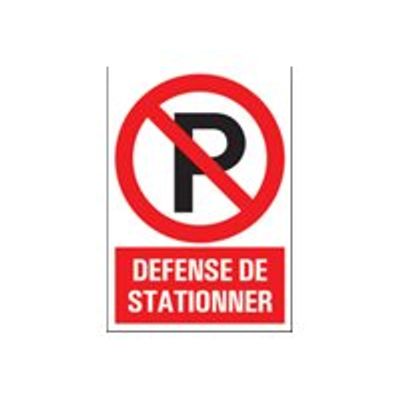 Pickup - Panneau Défense de stationner - 230 x 330 mm