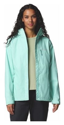 Veste Imperméable Columbia Pouring Adventure III Bleu Femme