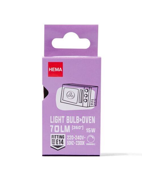 ampoule four E14 15W 70lm