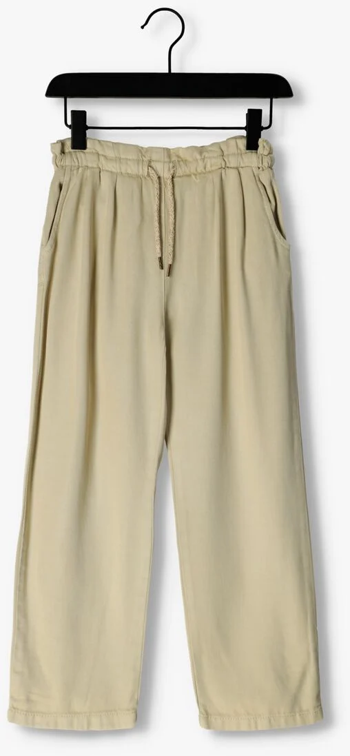 LIKE FLO zand like flo flared broek lyocell twill pant