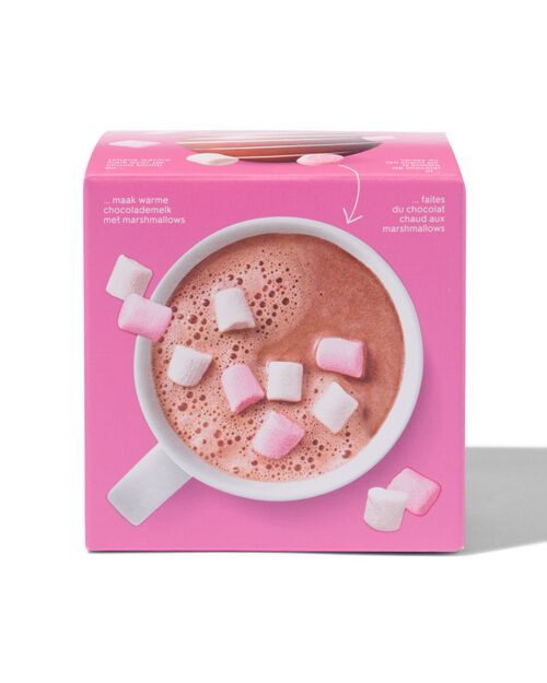 bombe de chocolat chaud - chocolat au lait avec marshmallows