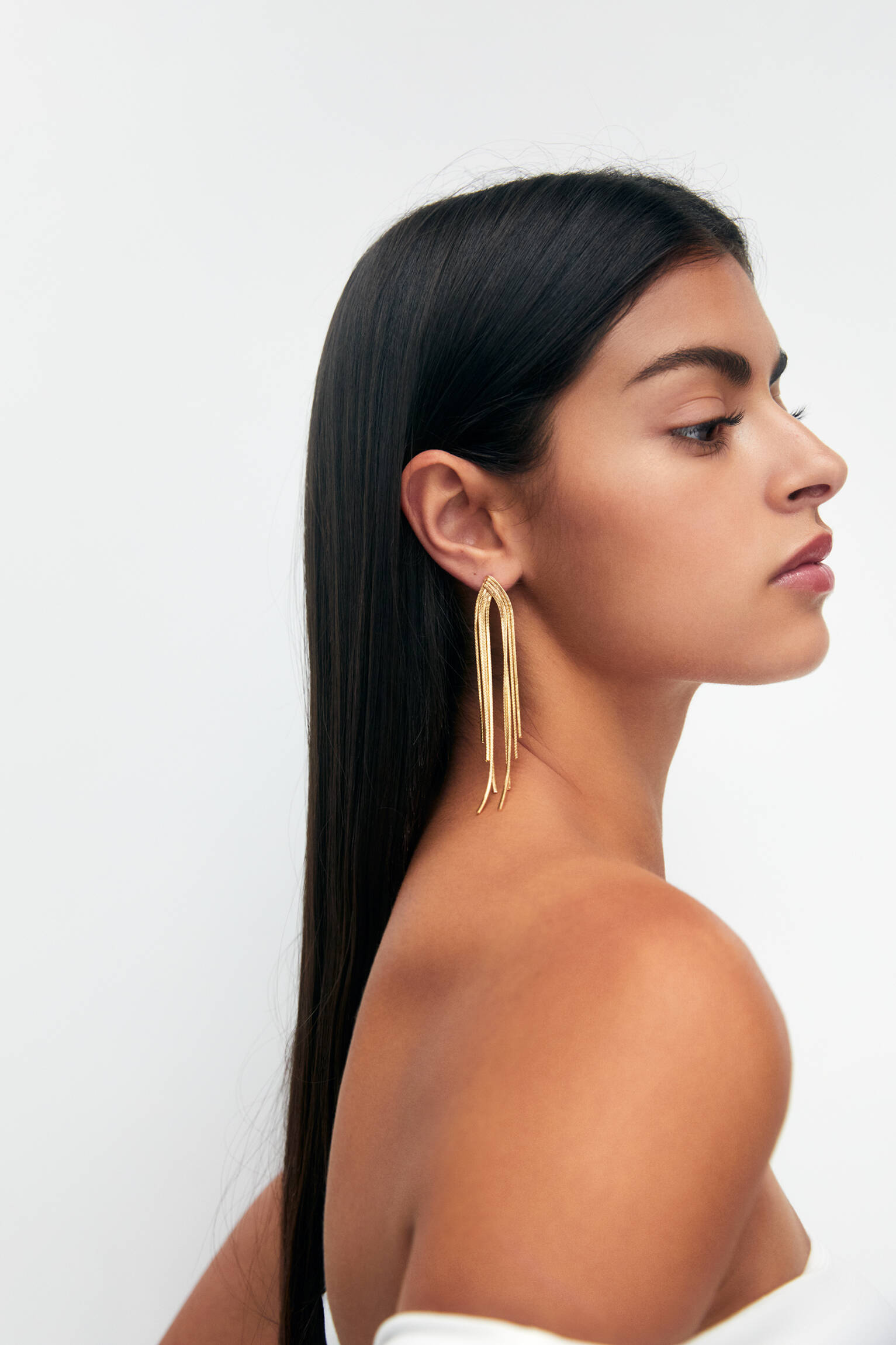 Conjunto de 3 pares de brincos dourados - Ouro