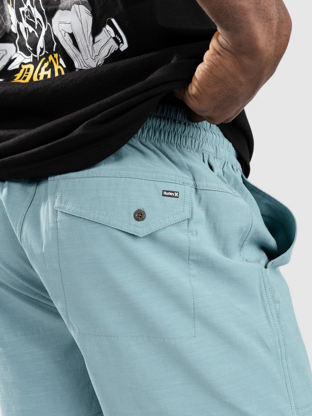 Hurley Phantom Naturals Baja 17 Shorts artillery
