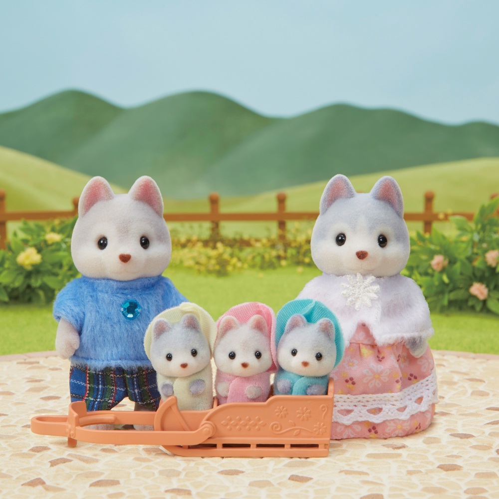 Sylvanian Families Husky-Familie