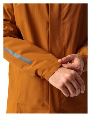 Parka Doublée Vélo Homme Vaude Cyclist II Marron