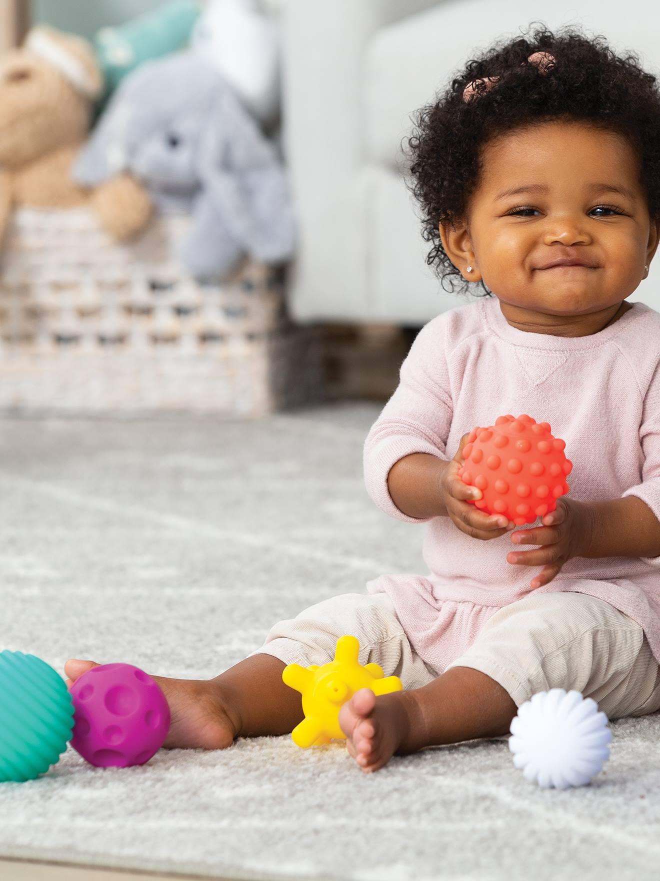 Bolas sensoriais, 6 unidades