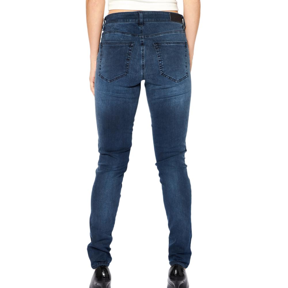 Diesel Jean Slim Bleu Foncé Femme Diesel 2017 Slandy