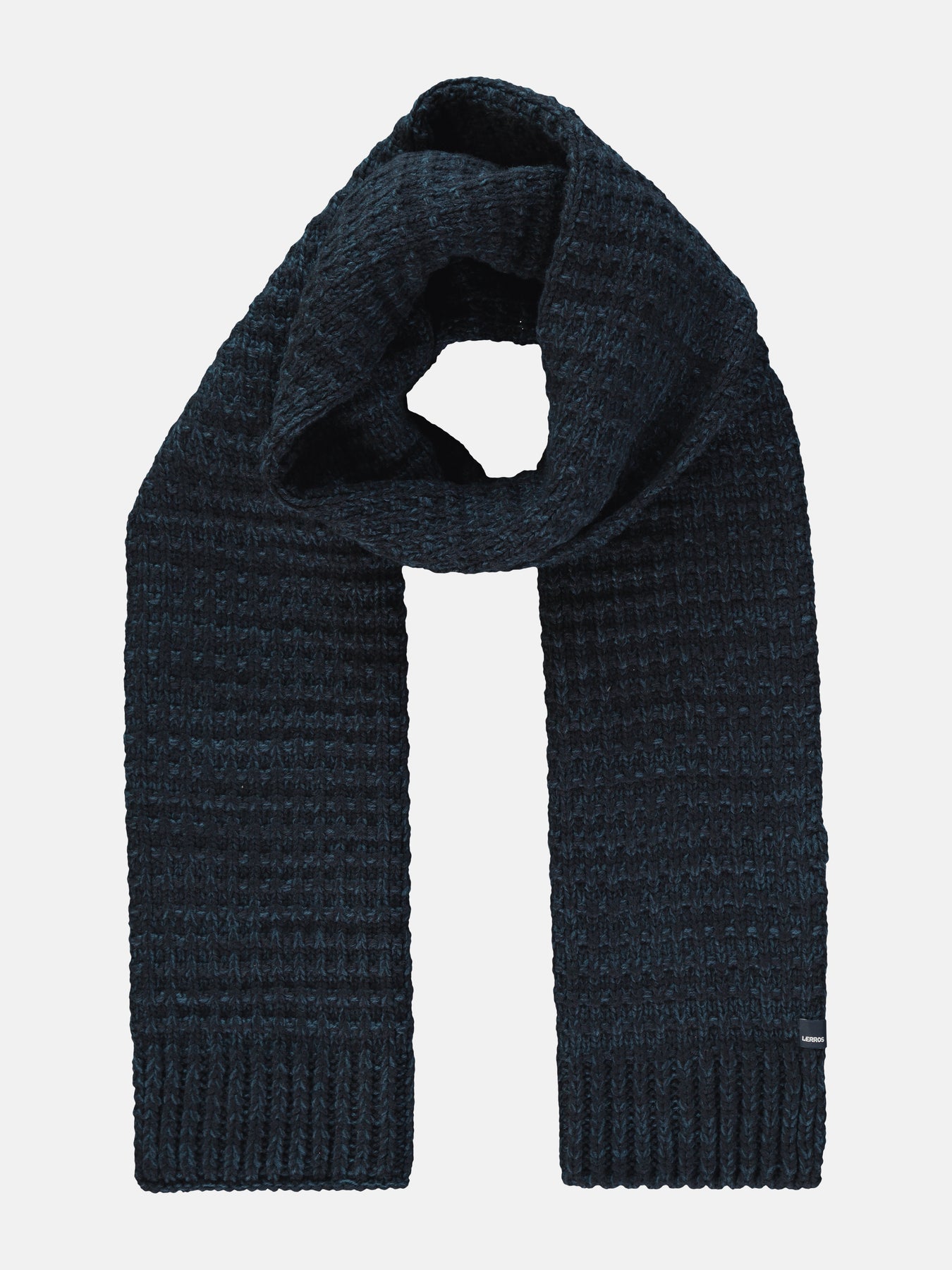 Melierter Grob-Strickschal
