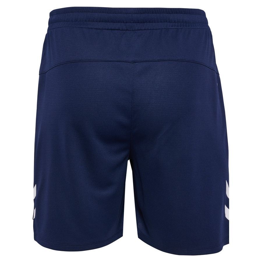 Hummel Short d'Entraînement hmlLEAD 2.0 - Bleu Marine/Blanc