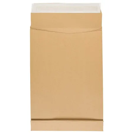 Idena Faltentaschen C4, 100 Stück, 130 g/m², 4 cm Boden, ohne Fenster, haftklebend, braun