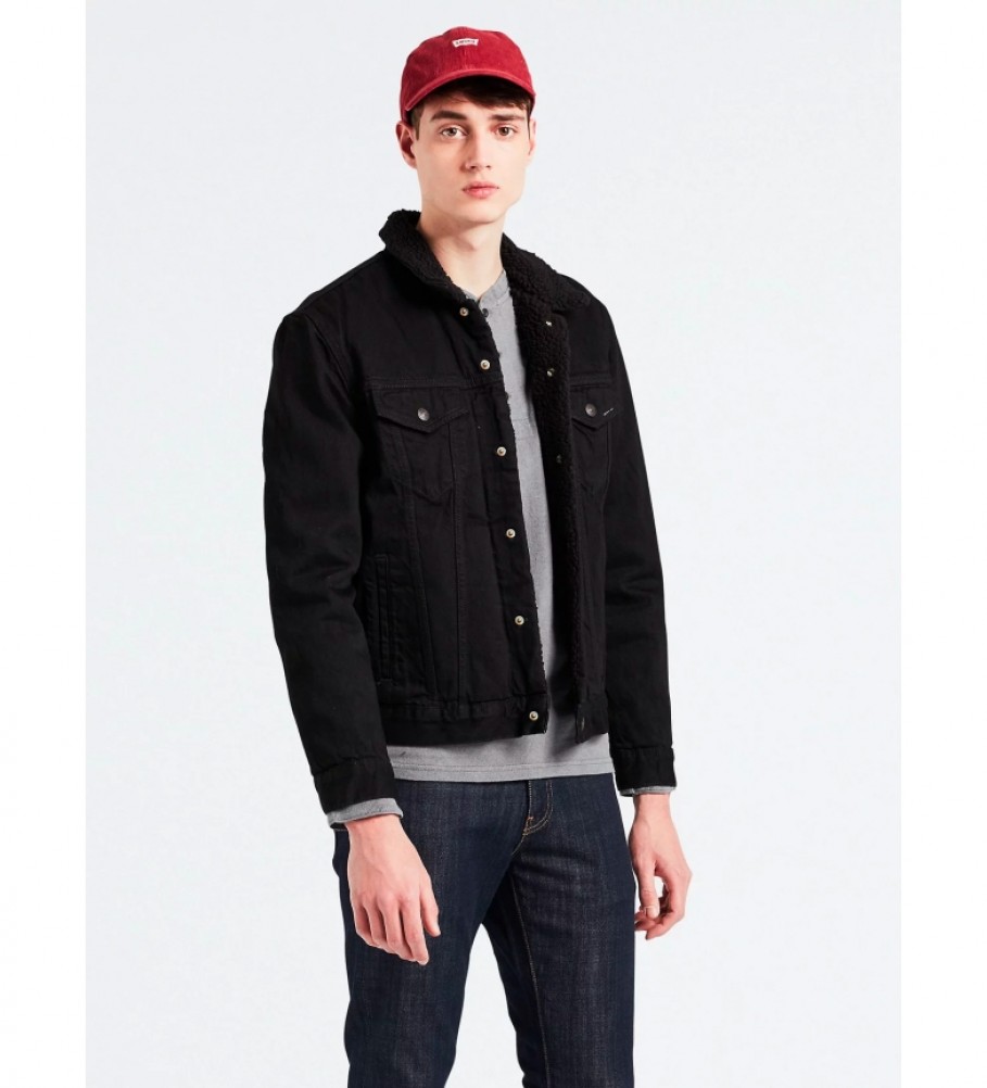 Jaqueta Sherpa Tipo 3 da Levi's, Preta