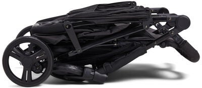 Beemoo Twin Shopper Søsken- & Tvillingvogn, Black Mélange