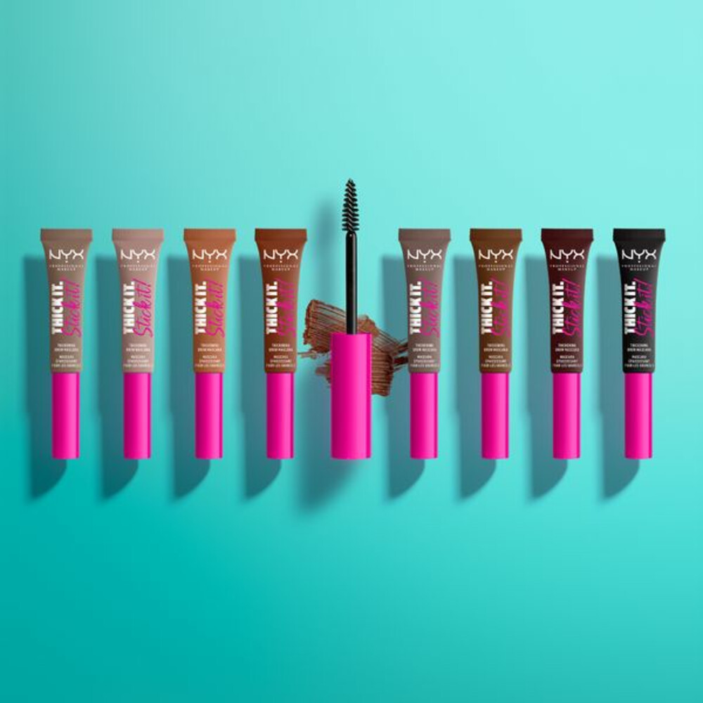 NYX Thick It Stick It Wenkbrauwgel Mascara Black7 ml