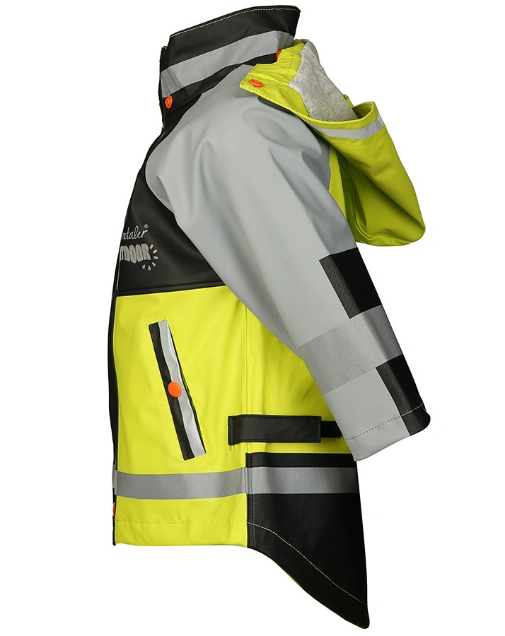 Funktions-Regenjacke OUTDKids in limette
