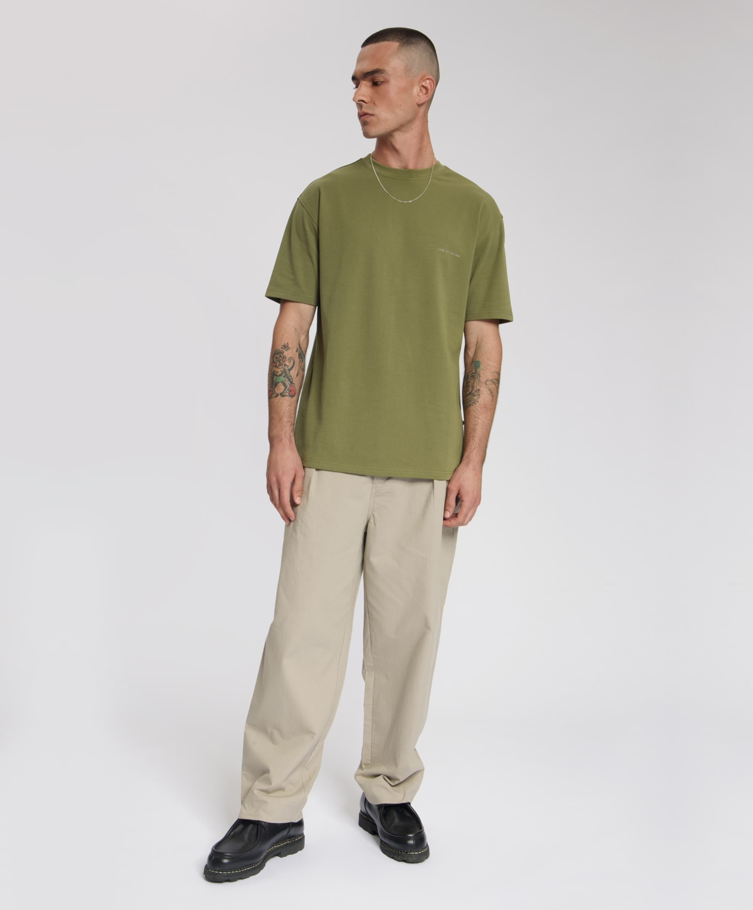 Law of the Sea Heren T-shirt groen