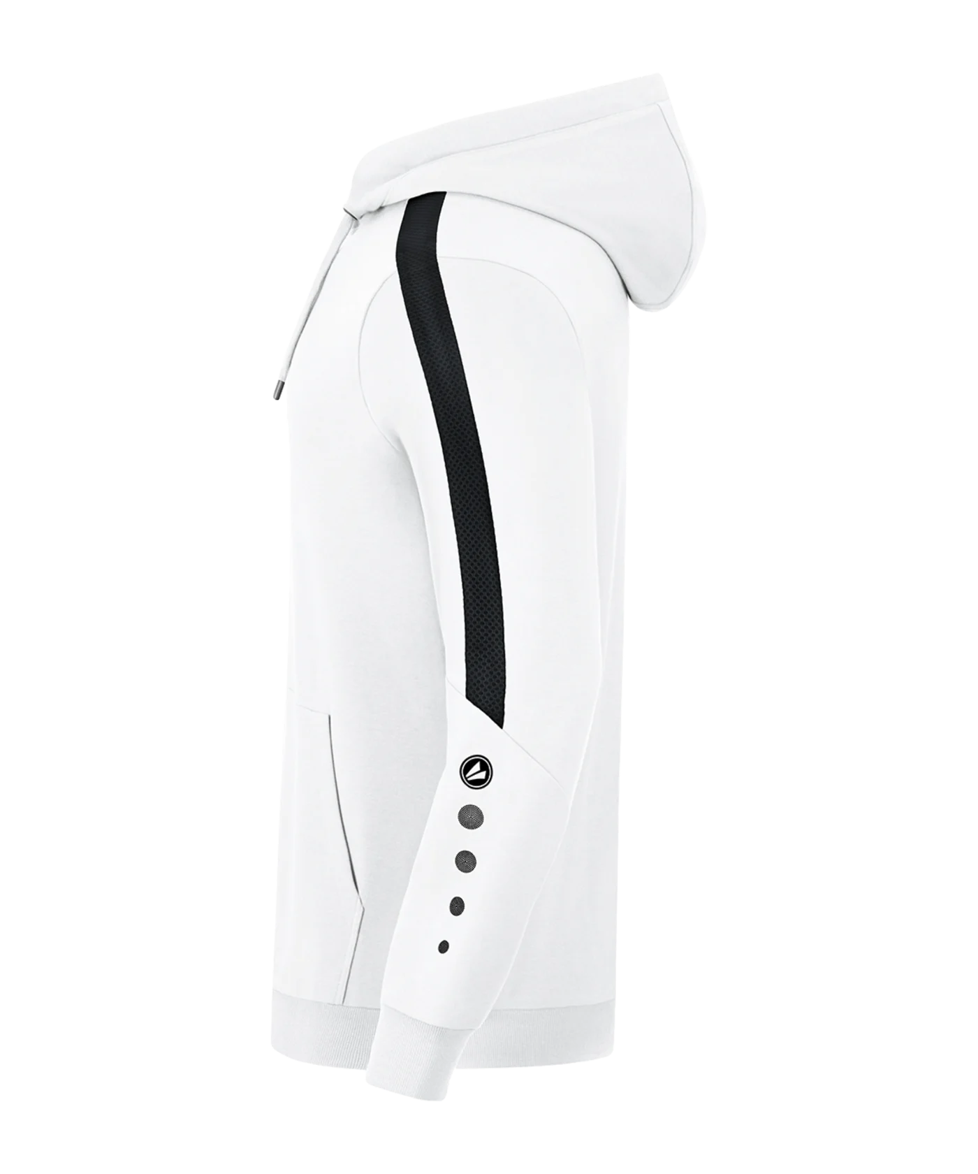 JAKO Power Hoody Kids Weiss Schwarz F000