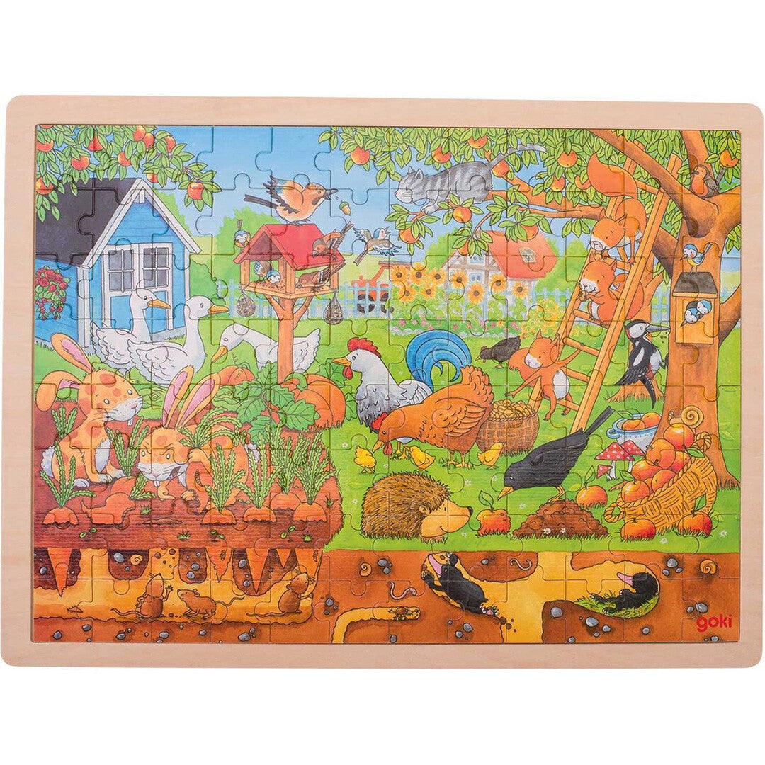 Goki puzzel onze tuin - 96st