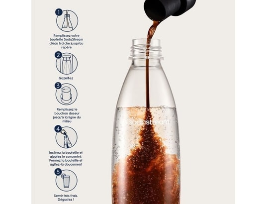 SODASTREAM - Lot de 6 concentrés cola sans sucres - 440ml