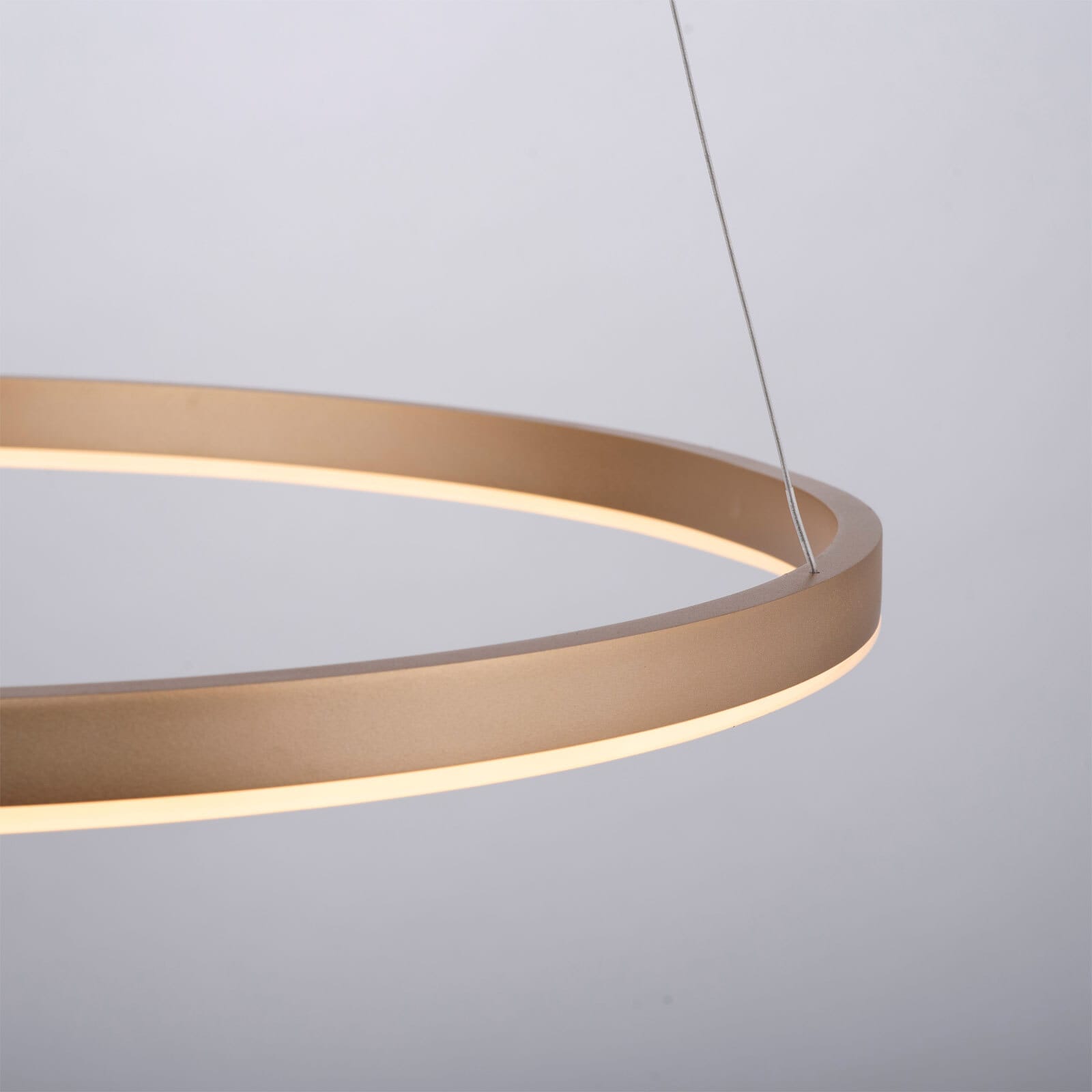 JUST LIGHT LED Pendelleuchte RITUS 58 cm messingfarbig