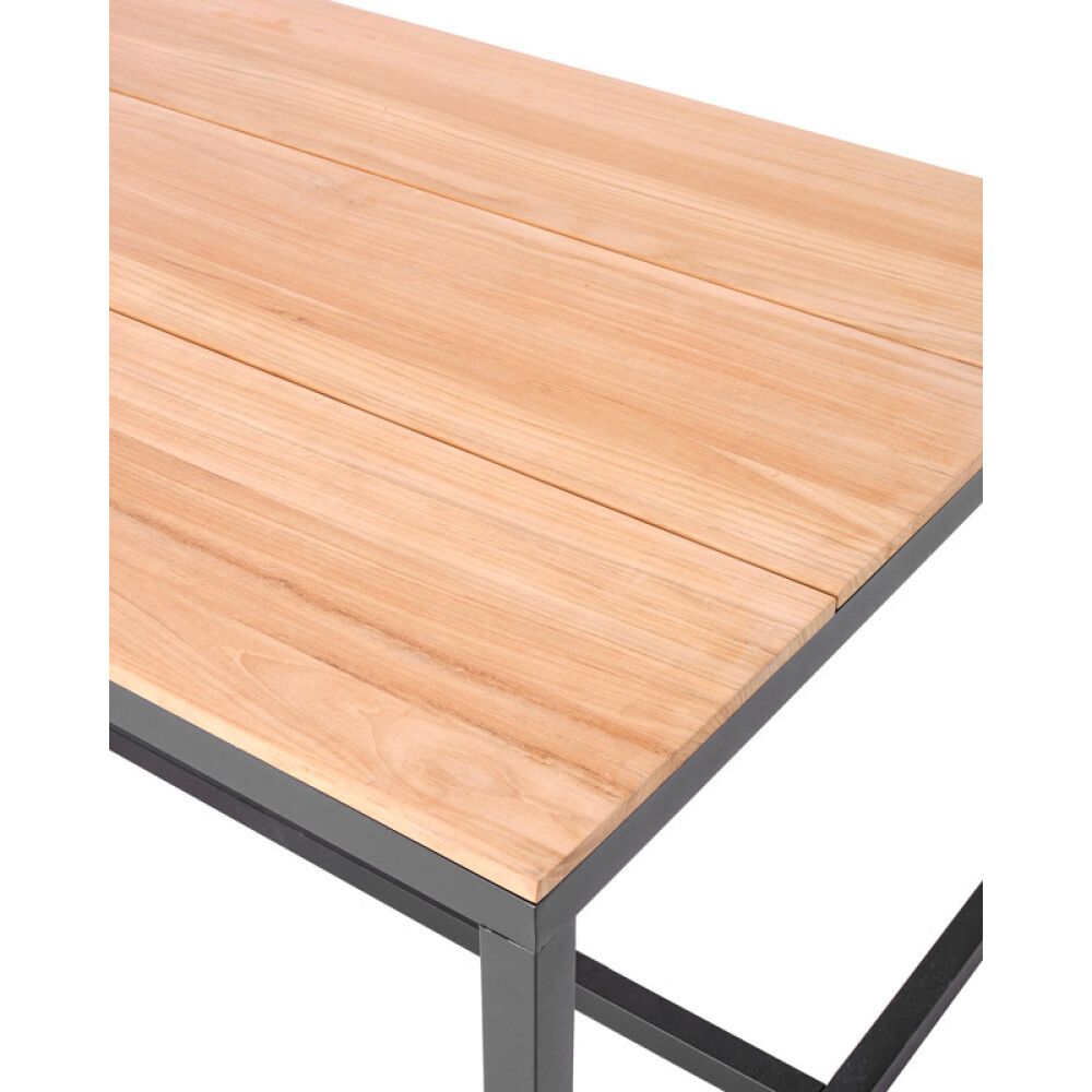 SPISEBORD SENSUM EKSJÖ TEAK 200X100CM SVART