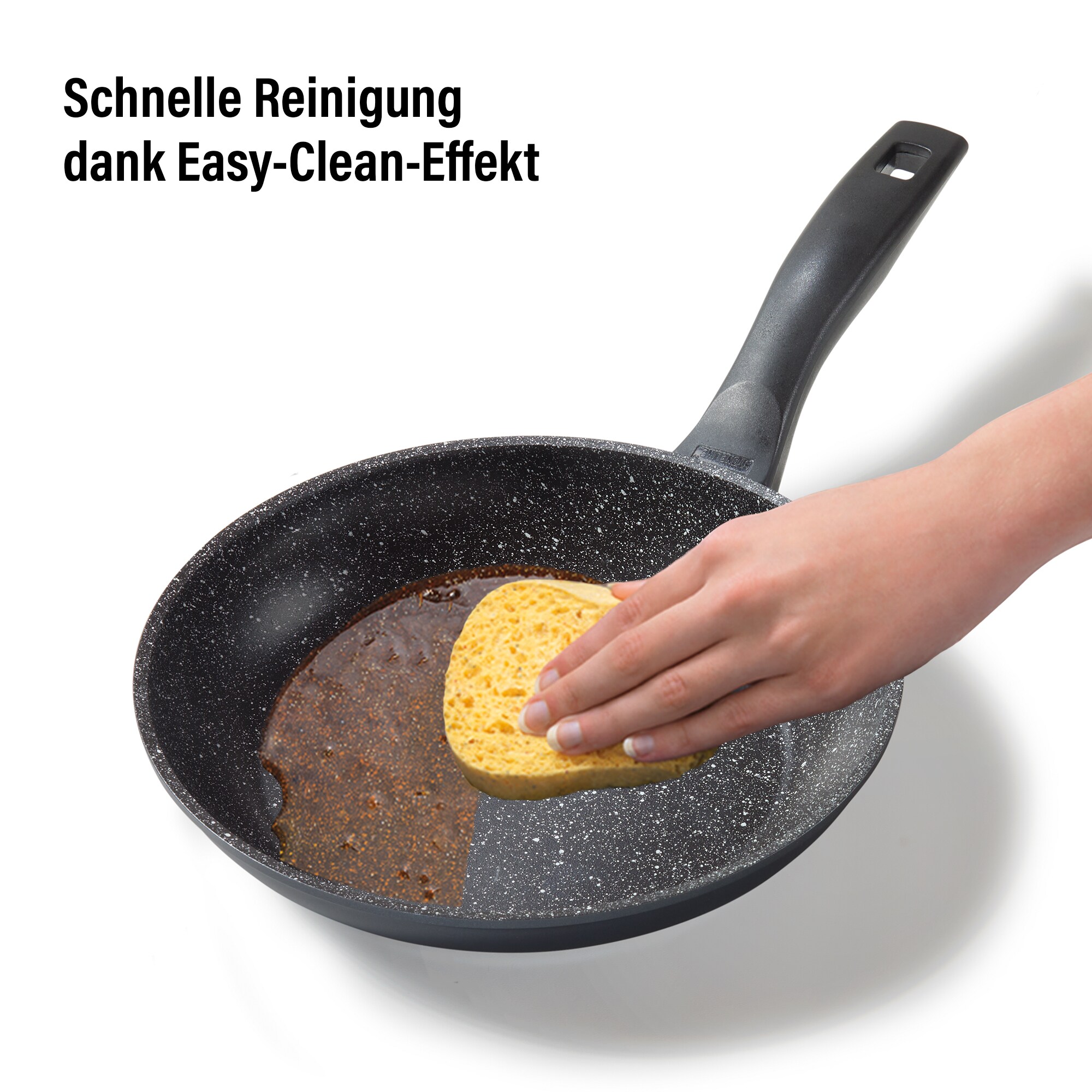 STONELINE® Bratpfanne 24 cm, Made in Germany, Induktion, antihaftbeschichtete Pfanne