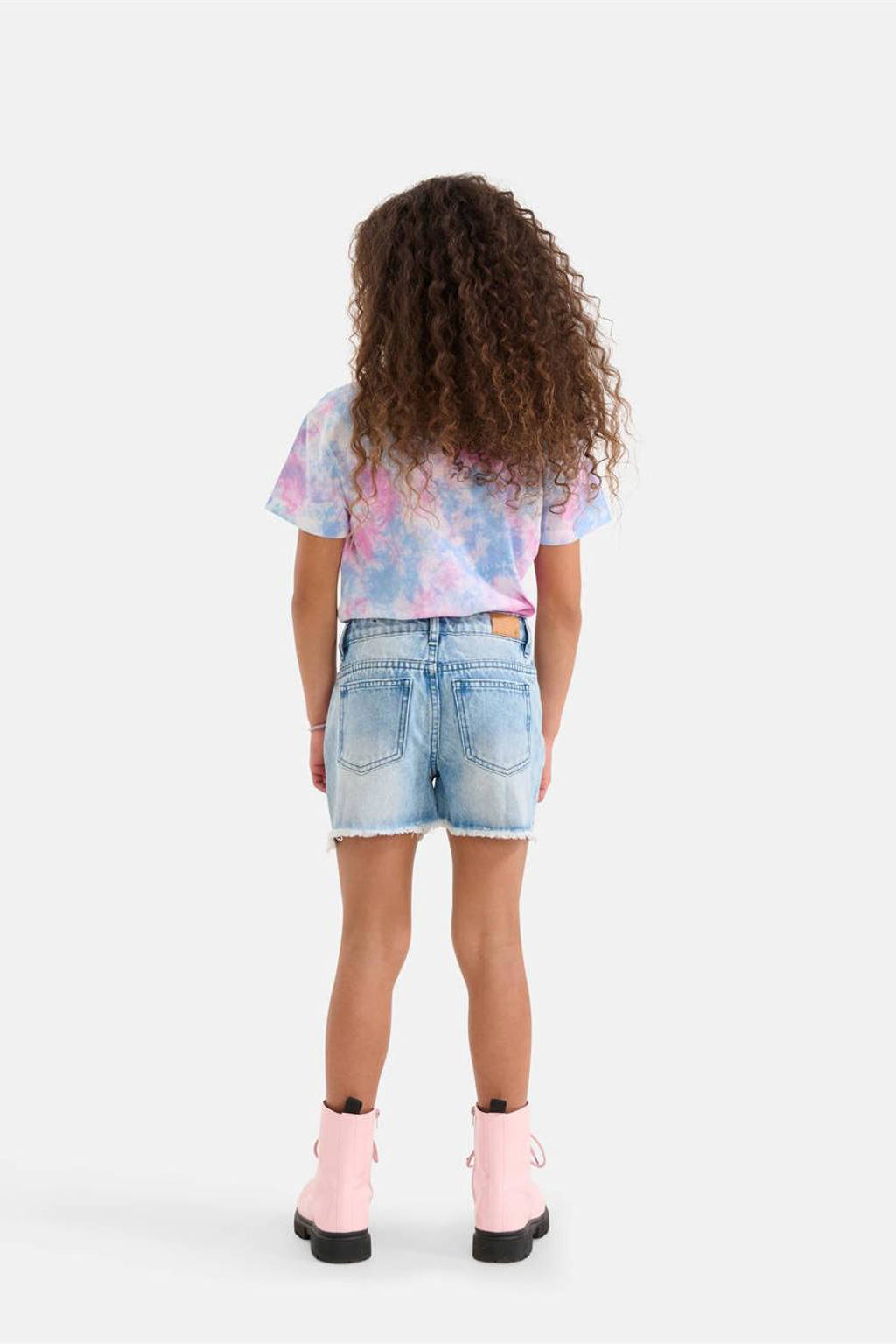 Shoeby high waist regular fit denim short bleached