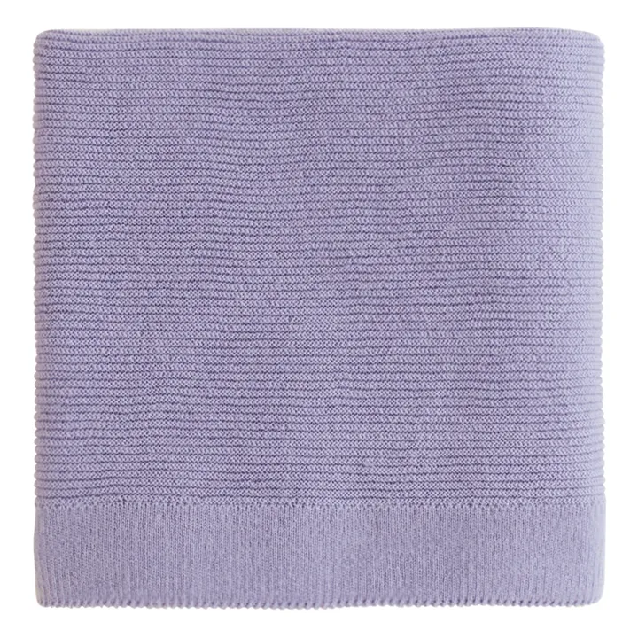 Hvid Couverture Gust Laine Mérinos | Lilas