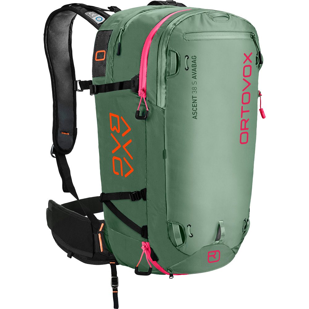 ORTOVOX Ascent 38 S Avabag Kit Lawinenrucksack Damen green isar