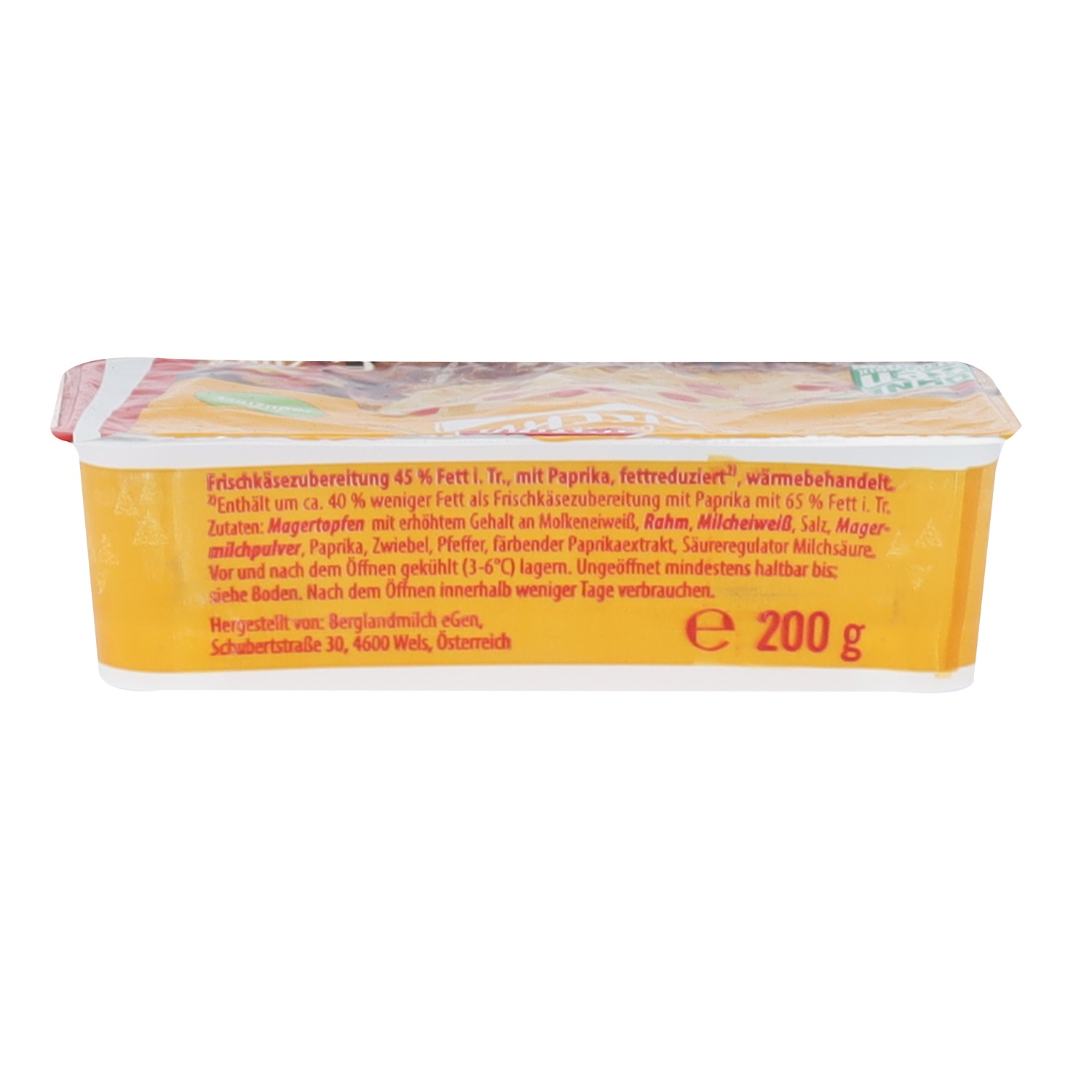MILFINA Frischkäse, Paprika 200 g