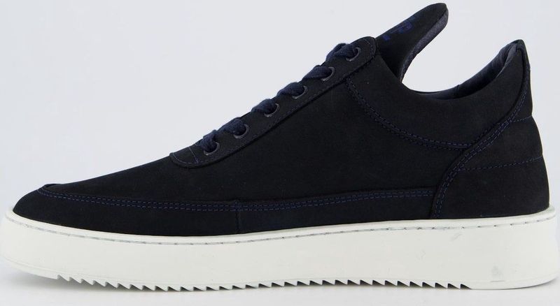 Filling Pieces - Low Top Ripple - Nubuck Sneaker - Navy
