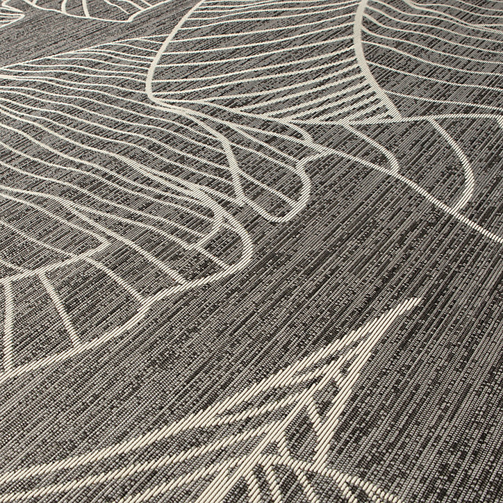 Tapis à motifs Kamae gris L.200 x l.150cm
