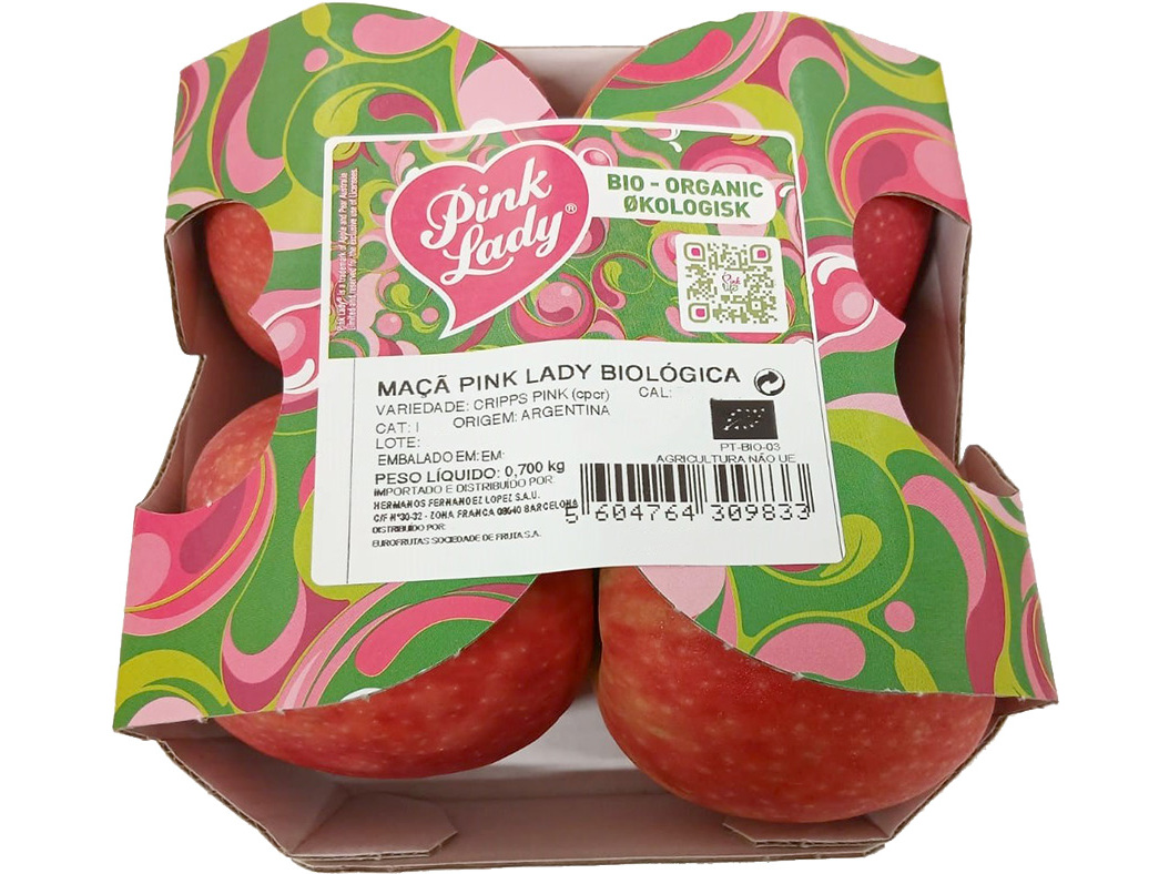 MAÇÃ PINK LADY BIO 700 G