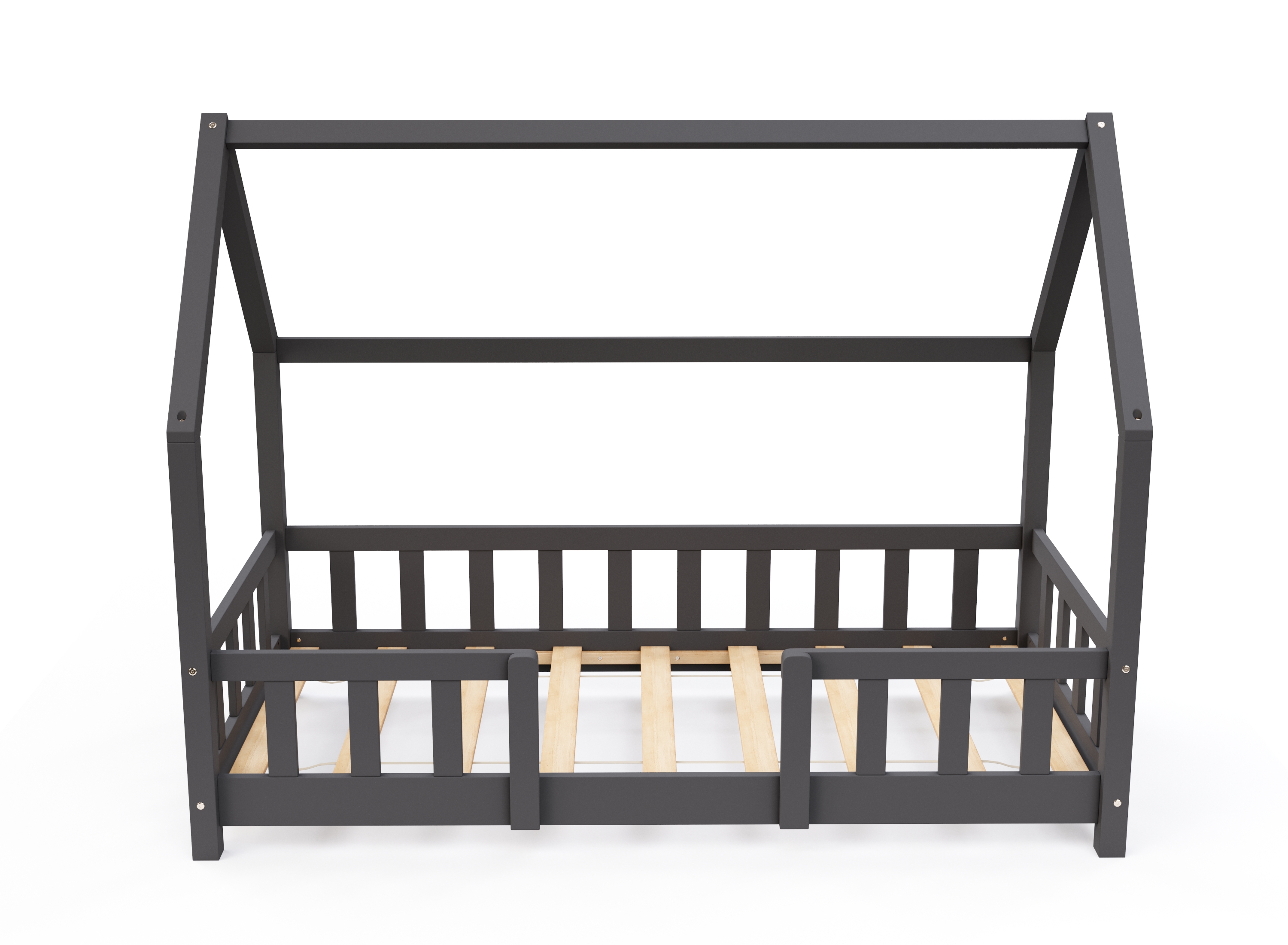 Kinderbett MAISON 70 x 140 cm anthrazit