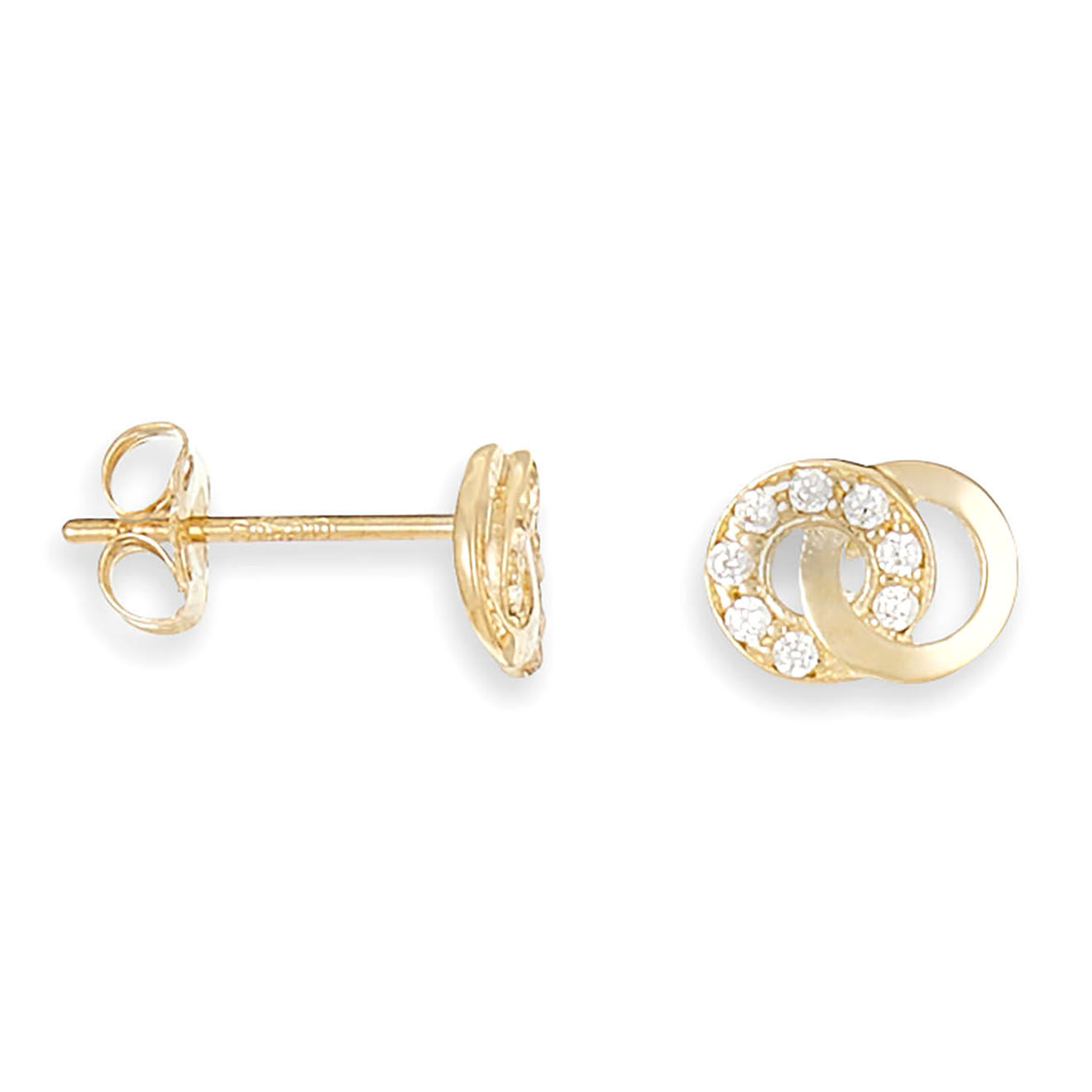Instant d'Or Boucles d'oreilles Marina Zirconium or jaune