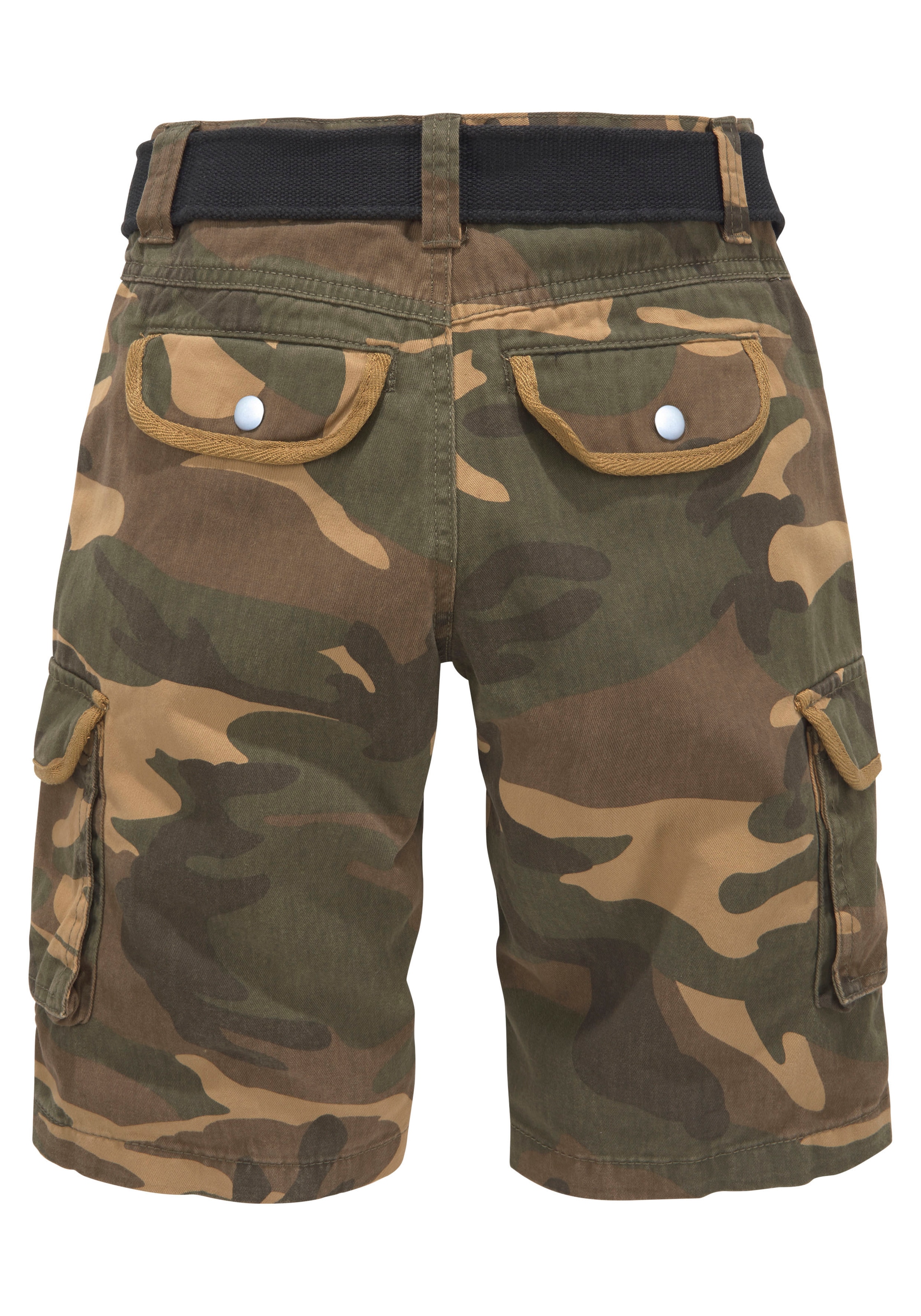 KIDSWORLD Shorts »2tlg. Bermudas mit Gürtel«  mit Textilgürtel