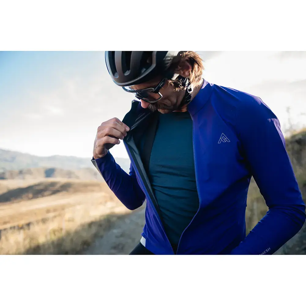 7mesh S2S Fietsshirt Lange Mouwen Paars Heren