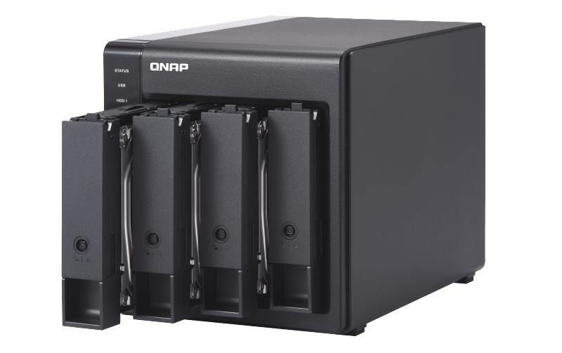 NAS-Erweiterungsgehäuse TR-004, 4-bay, USB 3.0<br>USB 3.0-RAID-Erweiterungsgehäuse mit vier Einschüben