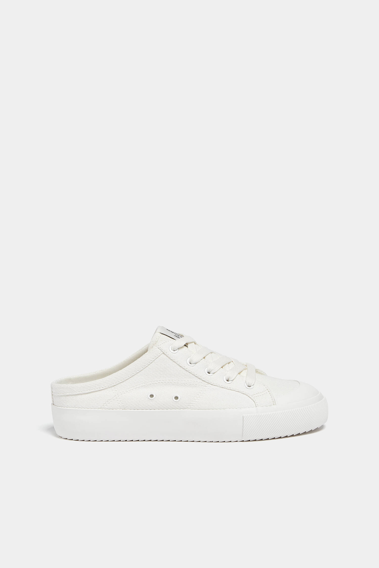 TÊNIS CASUAL SEM CALCANHAR - BRANCO