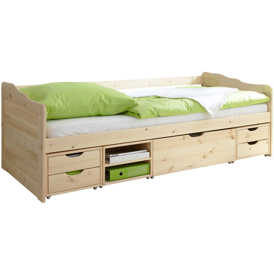 TICAA Sofabett Funktionsbett Gästebett Marlies Kiefer Natur Natur
