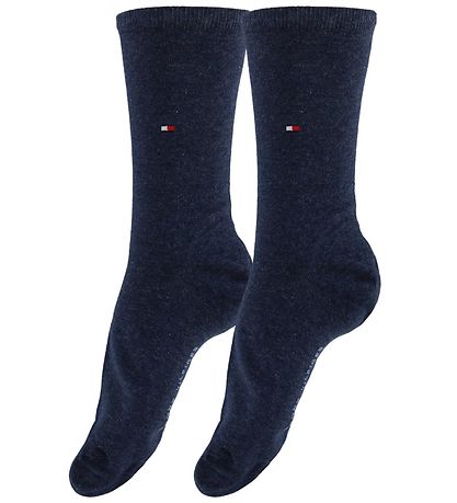 Tommy Hilfiger Strømper - 2-pak - Casual - Blåmeleret