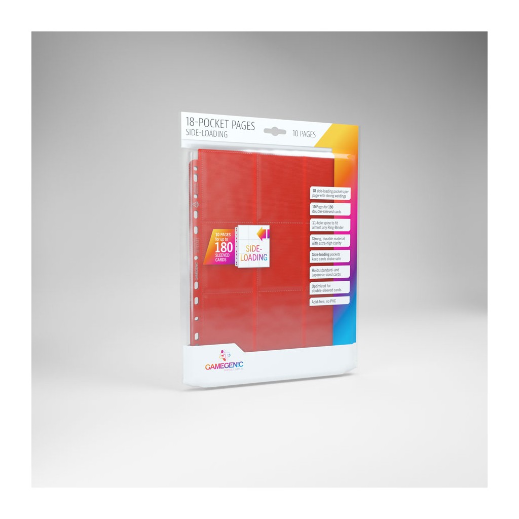 Gamegenic - Sideloading 18-Pocket Pages 10 pcs pack