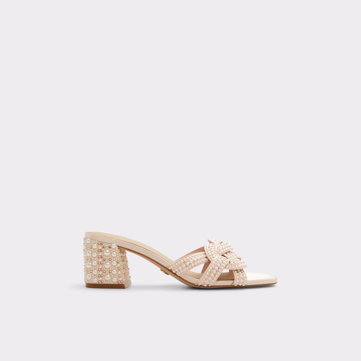 Grandly Light Pink Women Mule Shoes