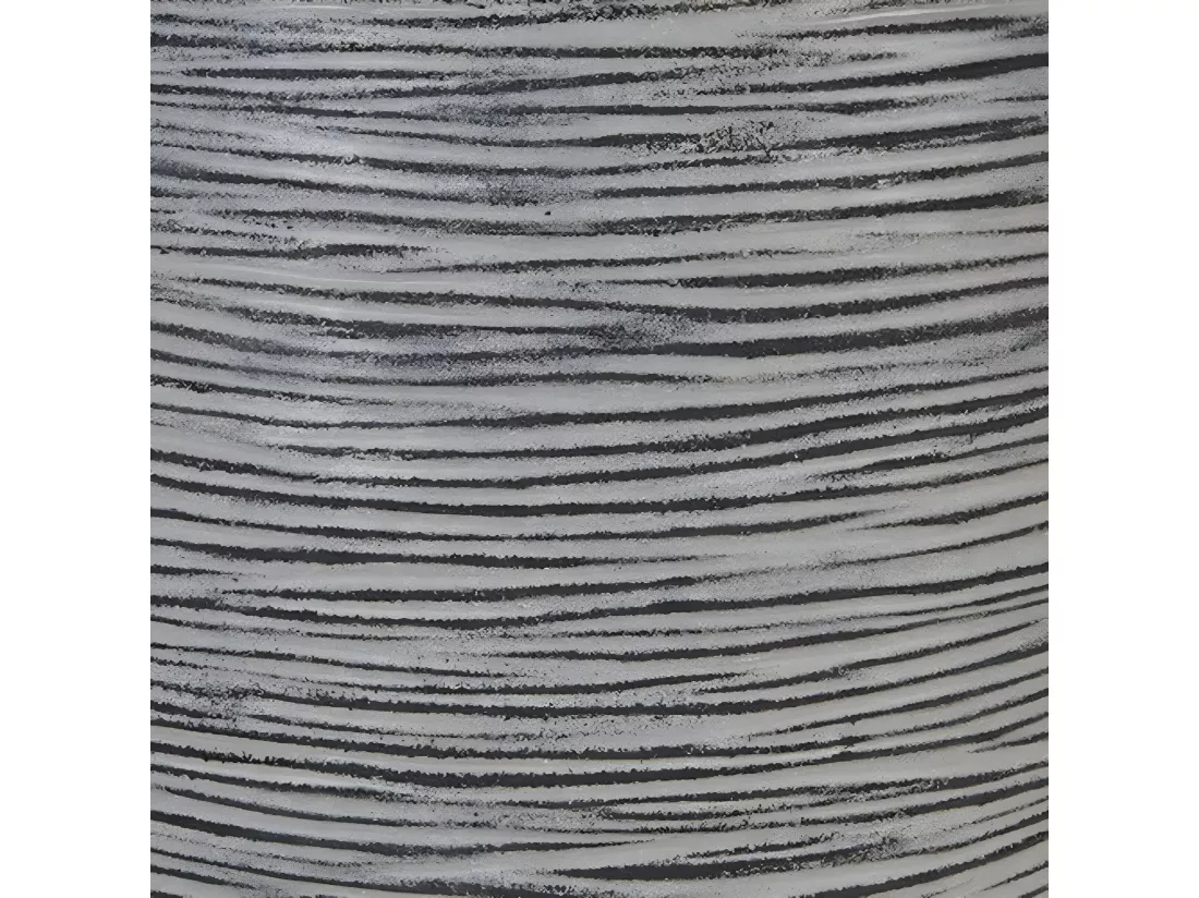 Jardinière Rib Carré 30 x 30 cm Anthracite KOFZ902