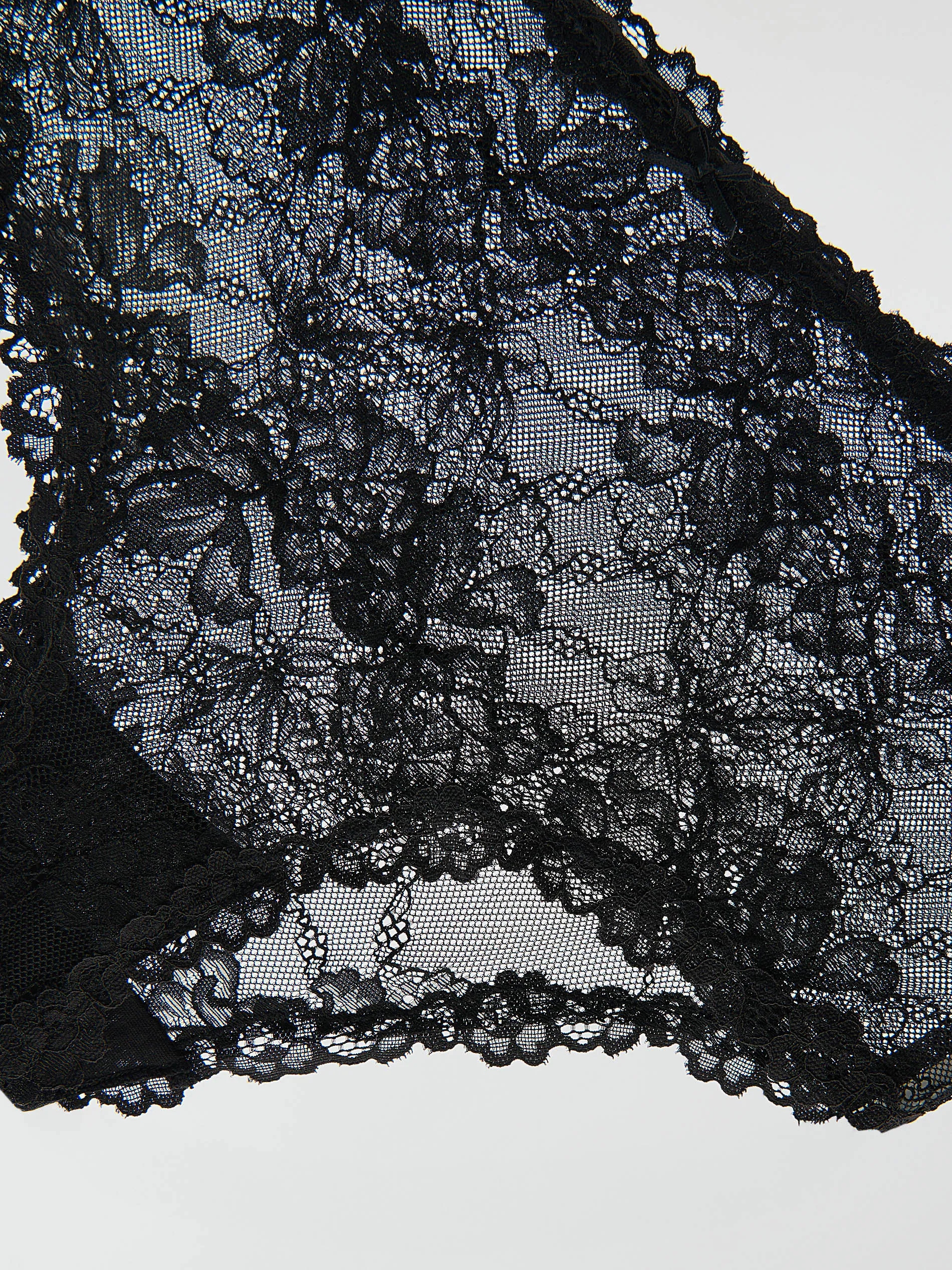 Hüftslips mit Spitze