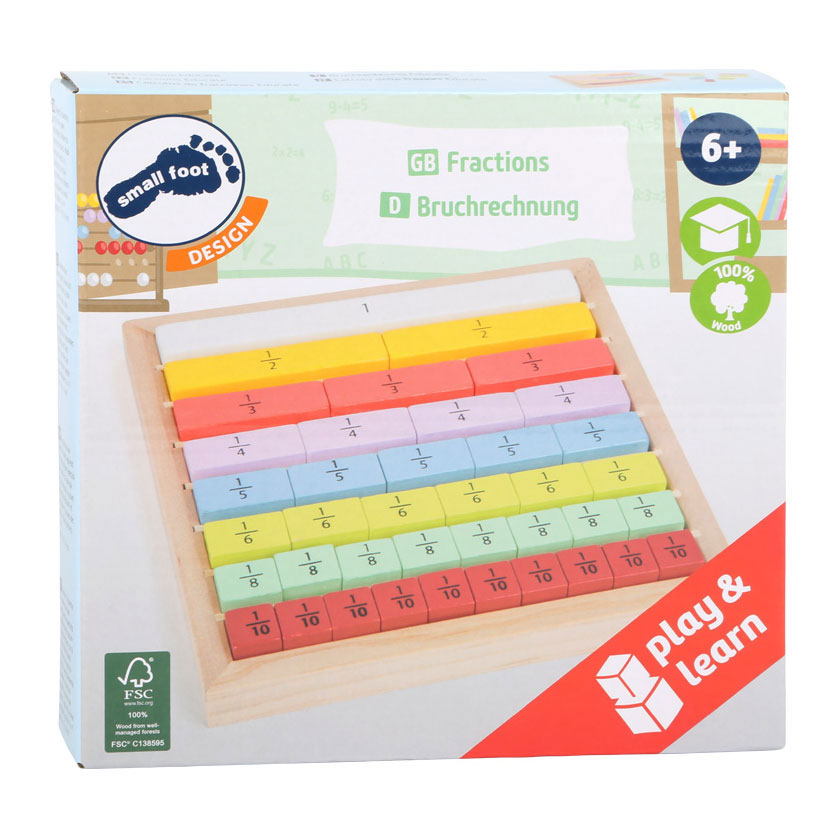 Small Foot-Houten Blokjes met Breuken