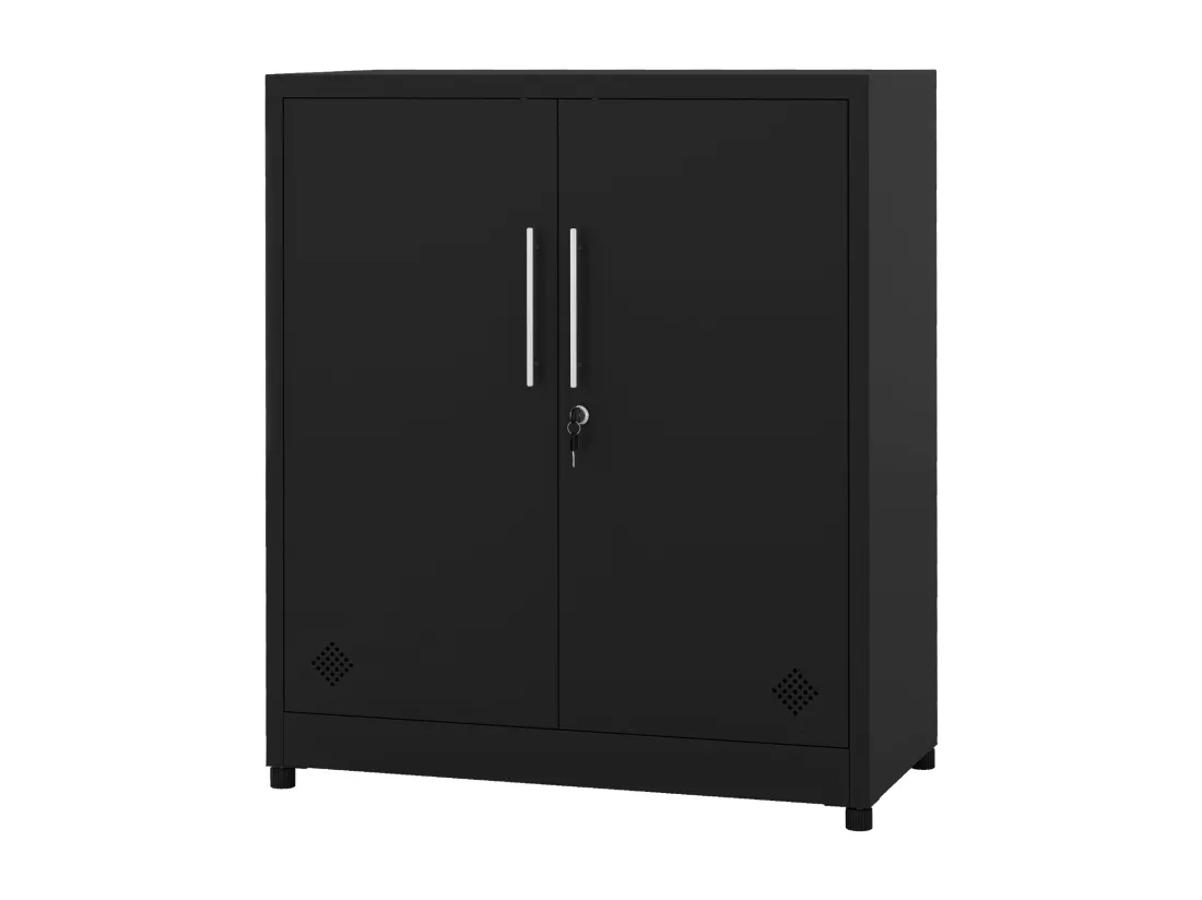 Armoire de classement - Acier allié - Noir
